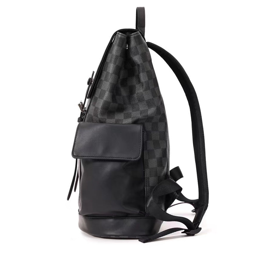 Rucsac barbati piele ecologica negru Shark