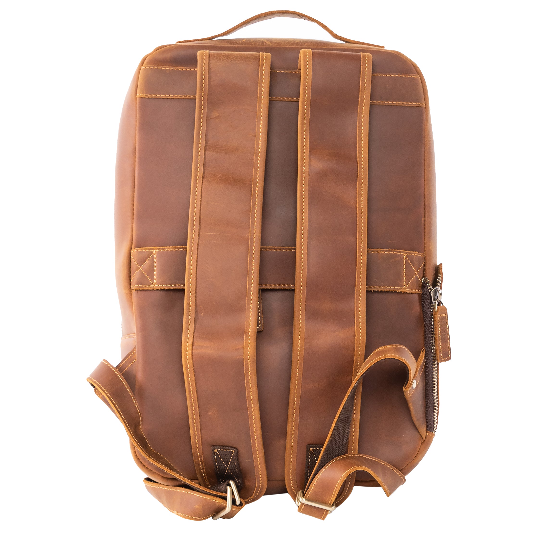 Rucsac laptop barbati piele naturala maro Walden