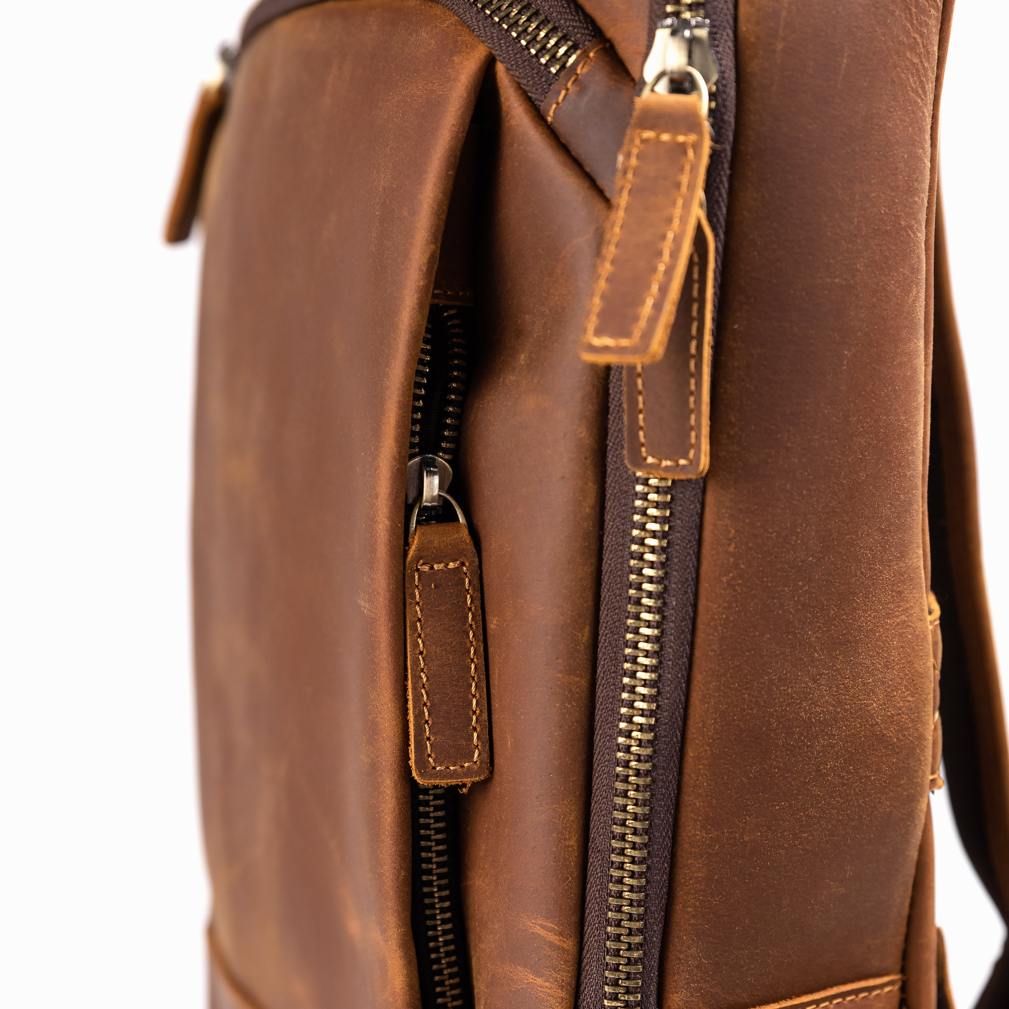 Rucsac laptop barbati piele naturala maro Walden