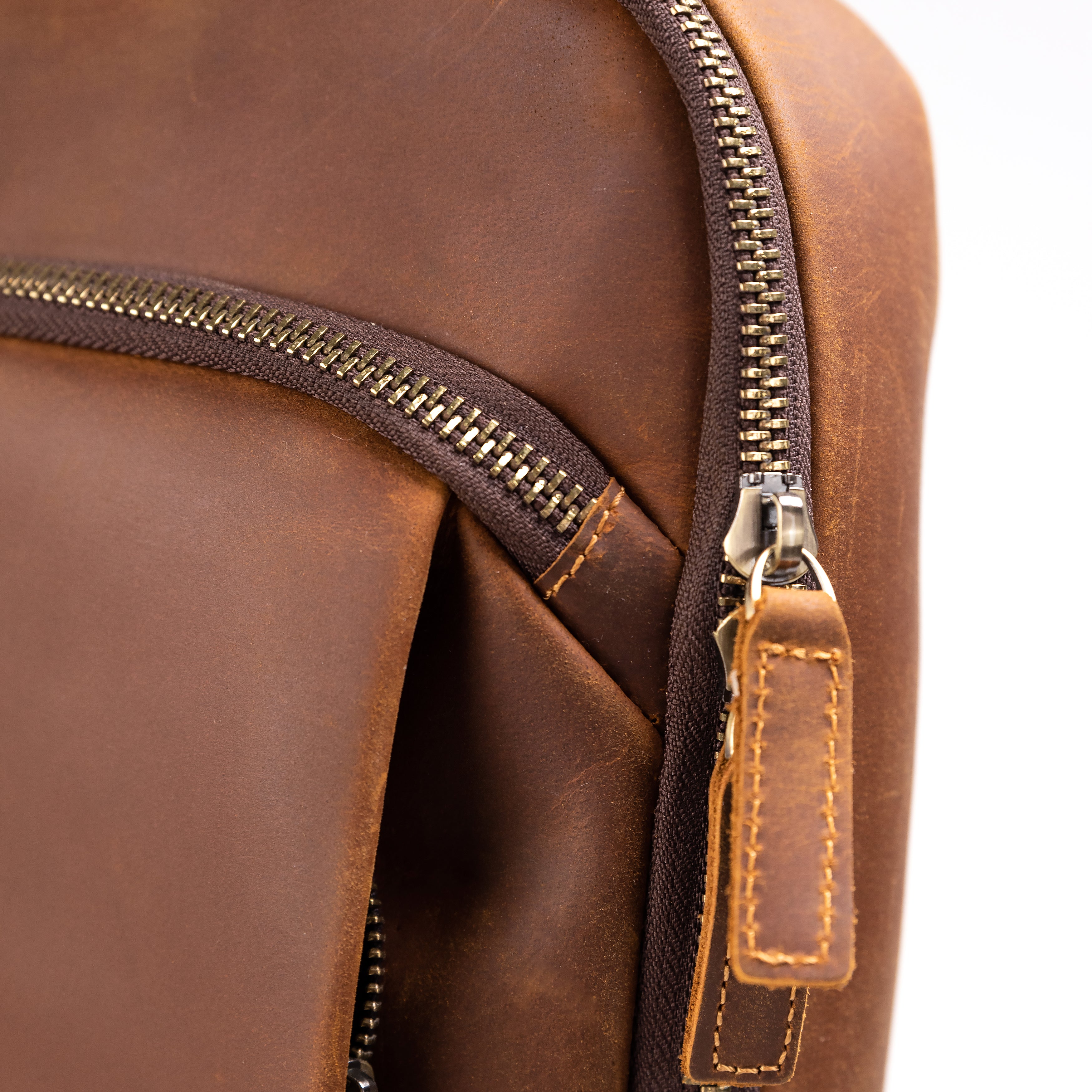 Rucsac laptop barbati piele naturala maro Walden