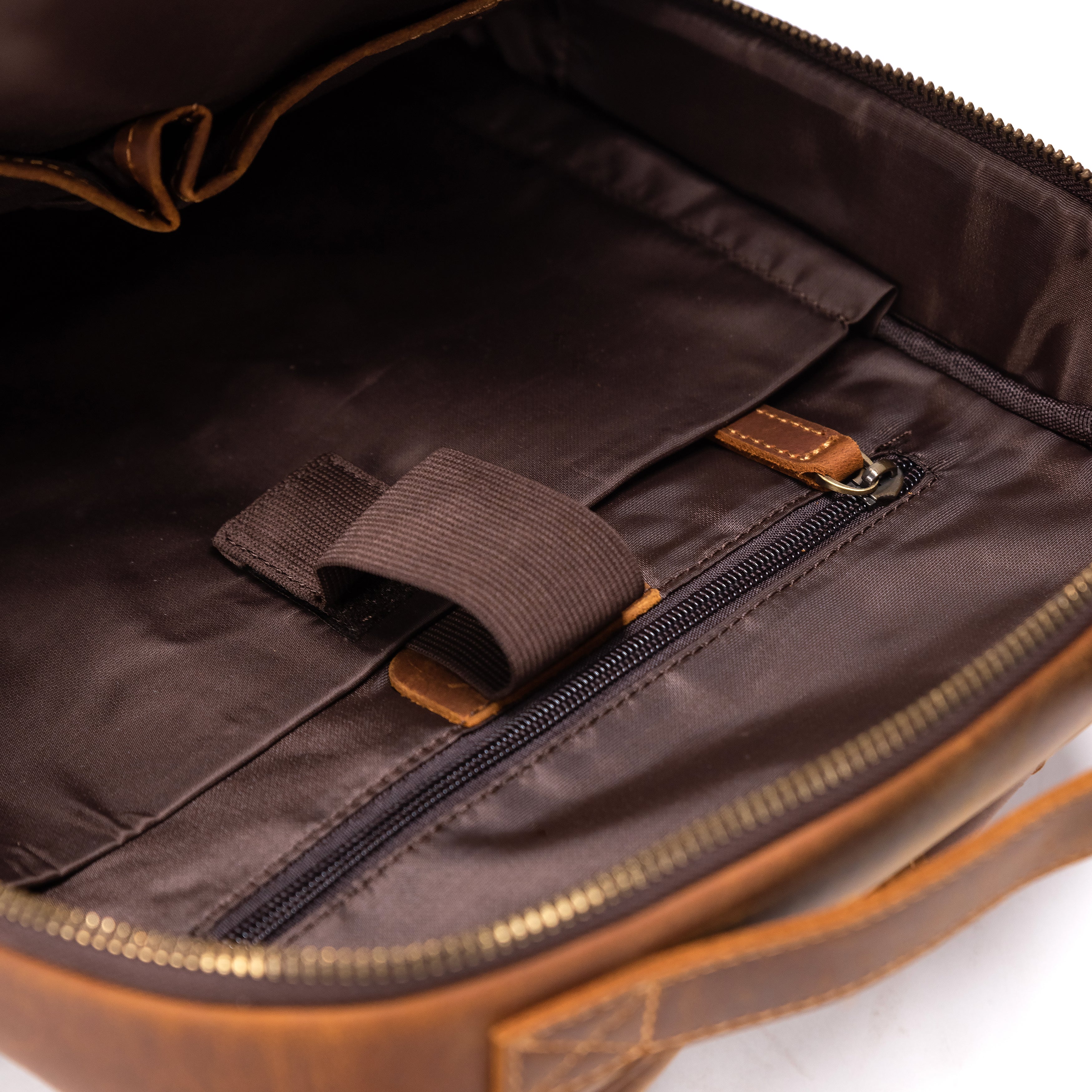 Rucsac laptop barbati piele naturala maro Walden